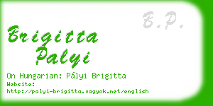 brigitta palyi business card